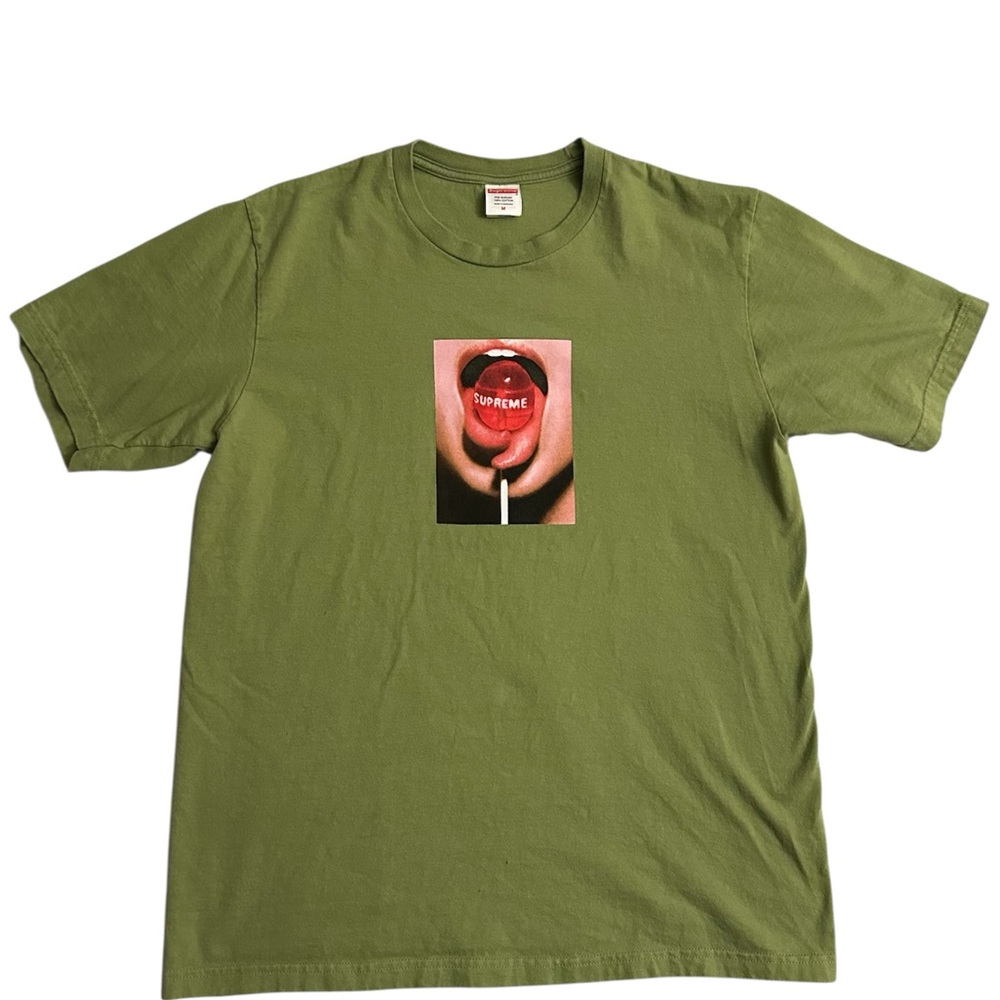 Supreme Green Graphic Tee